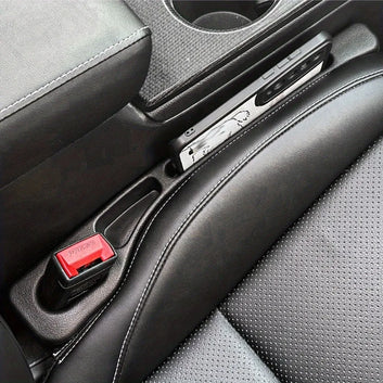 2Pcs Car Seat Gap Filler Seat Crevice Storage Box Bag Between Seats Console Organizer Decoration Interior Auto Accessories