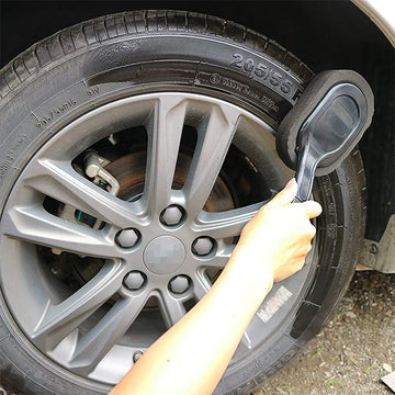 Universal Car Wheel Brush Car Waxing Polishing Washing Cleaning Long Handle Sponges Brush Automobile Cleaning Accessories