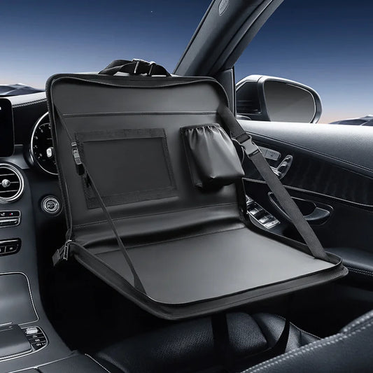 Car Steering Wheel Dining Table Board Rear Seat Back Storage Bag