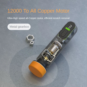 LEIBOO Car Waxing Polishing Sanding Machine 12000RPM Wireless Car Paint Scratch Repair Windscreen Glass Oil Film Remove Machine