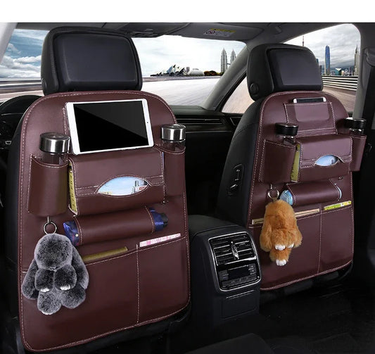 Car Seat Back Organizer with Foldable Table