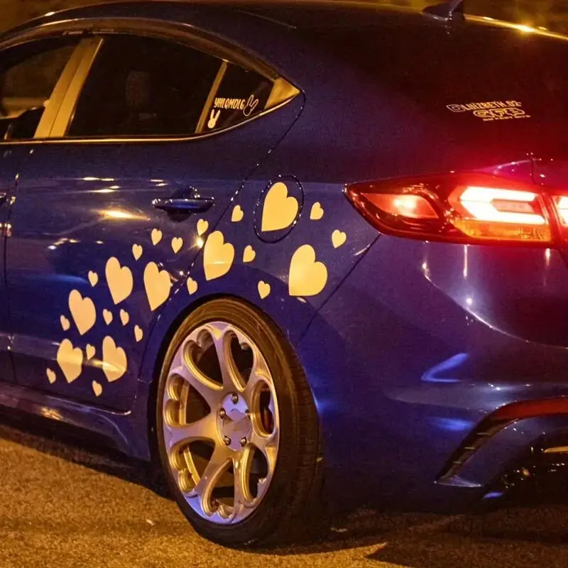 Cute Love Shape Car Stickers Set Creative