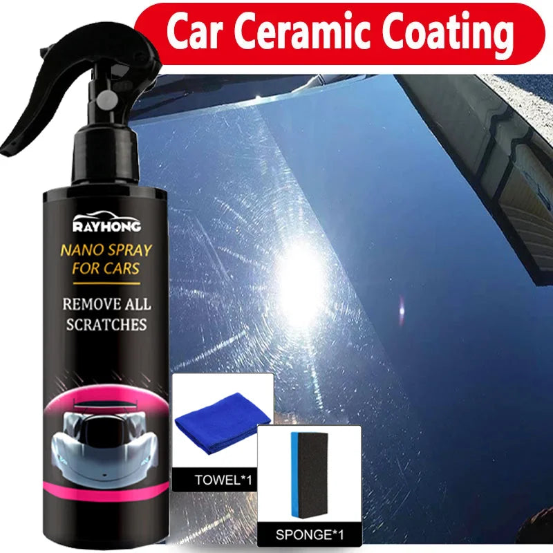 Ceramic Coating For Cars Paint Mirror Shine Crystal Wax Spray Nano Hydrophobic Anti-fouling Auto Detailing Car Cleaning Products