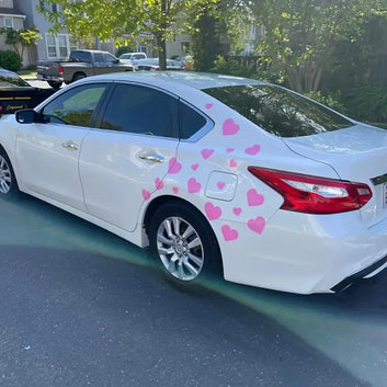 Cute Love Shape Car Stickers Set Creative